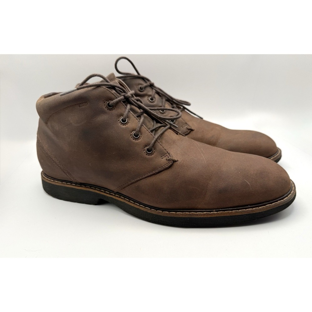 ABEO Nash Chukka Boots Shoes Men 10.5 Brown Nubuck Leather Comfort Preppy